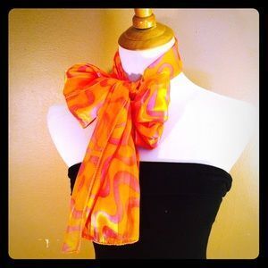 Satin scarf